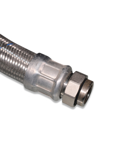 Reinforced hose 1 1/2"m/fm SST 1000 f/ribbed tubes only